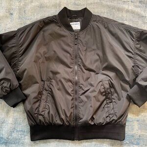 Old Navy Men's Charcoal Bomber Jacket